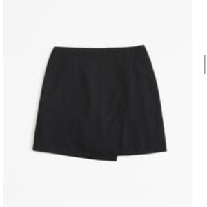 Abercrombie & Fitch Black Linen Skirt